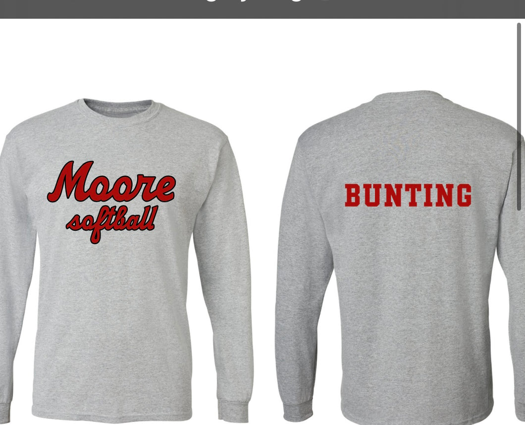 Script Adult Long Sleeve Shirt