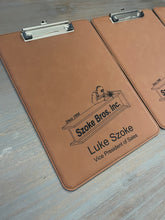 Load image into Gallery viewer, Leather Engraved Clipboard

