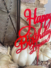 Load image into Gallery viewer, Acrylic Name Cake Topper
