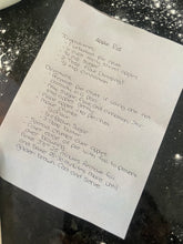 Load image into Gallery viewer, Handwritten Engraved Recipe Board
