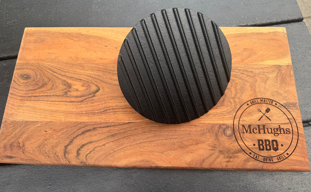 BBQ Burger Press and Board set