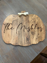 Load image into Gallery viewer, Pumpkin Cutting Board

