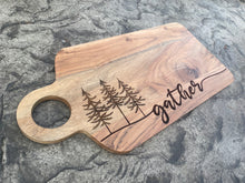 Load image into Gallery viewer, Gather with Pine Trees Board
