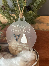 Load image into Gallery viewer, Merry &amp; Married Ornament
