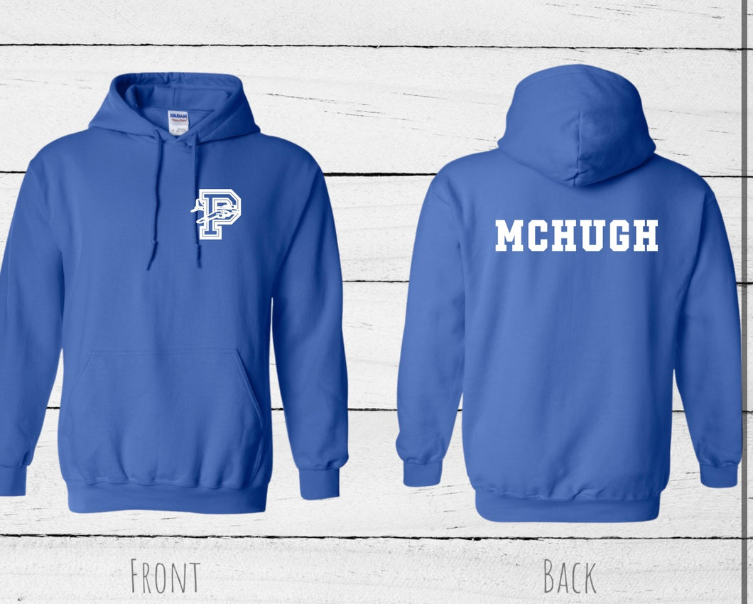 Palmerton Adult Hoodie (3 pocket logo options)