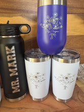 Load image into Gallery viewer, Engraved Purple Wine Tumbler
