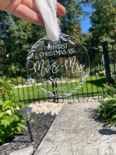 Load image into Gallery viewer, First Christmas Married Ornament

