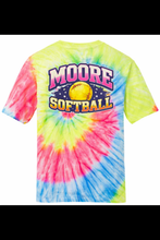 Load image into Gallery viewer, Softball Tie Dye TShirt (Youth &amp; Adult)

