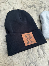 Load image into Gallery viewer, Beanie with Leather Patch
