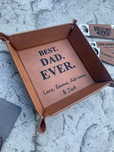 Load image into Gallery viewer, Leather Trinket Tray
