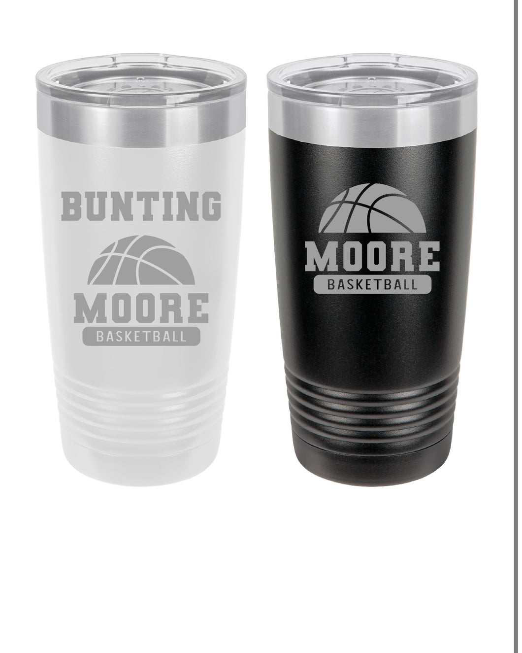 Basketball Engraved Tumbler