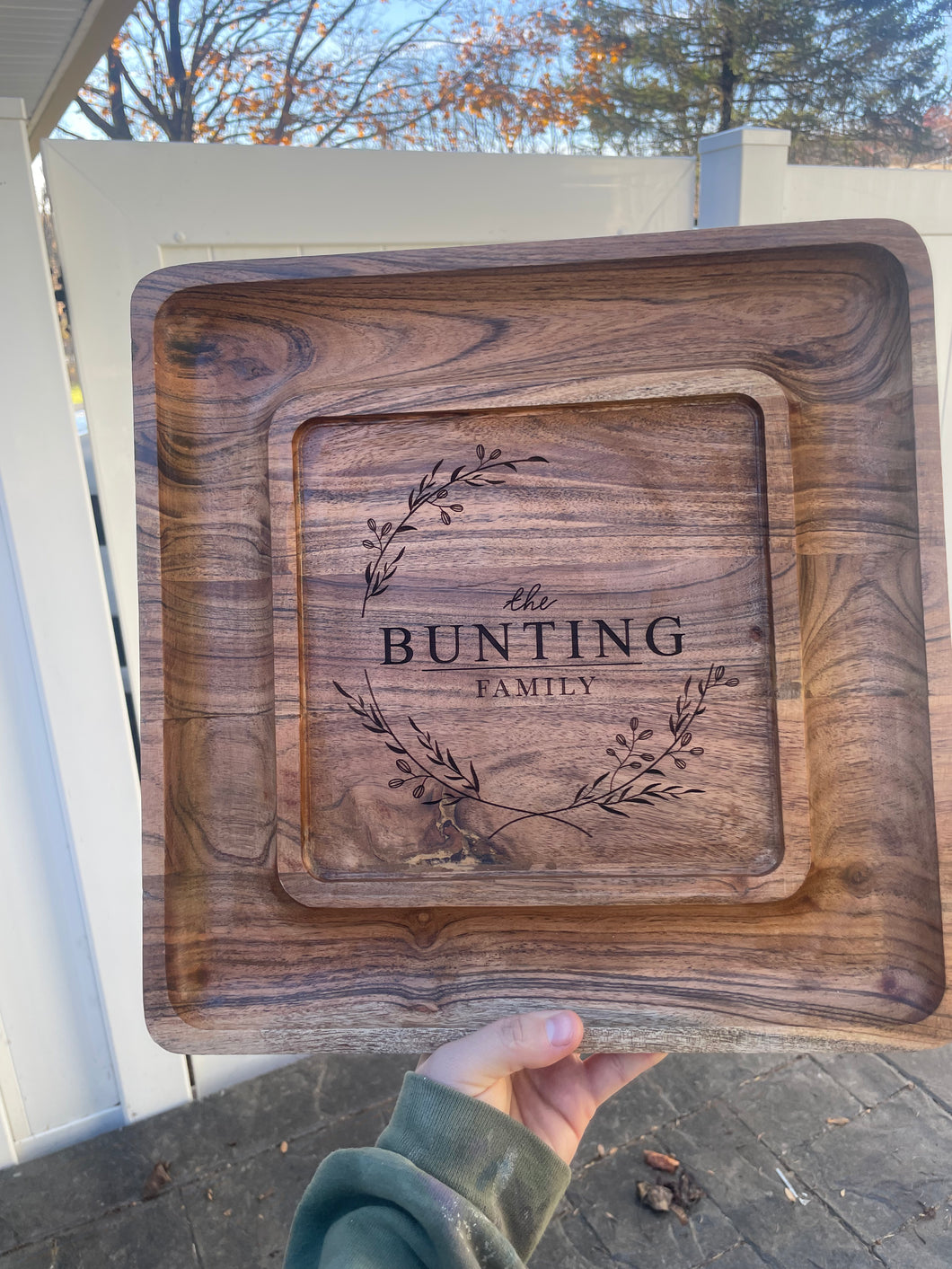 Custom Serving Tray
