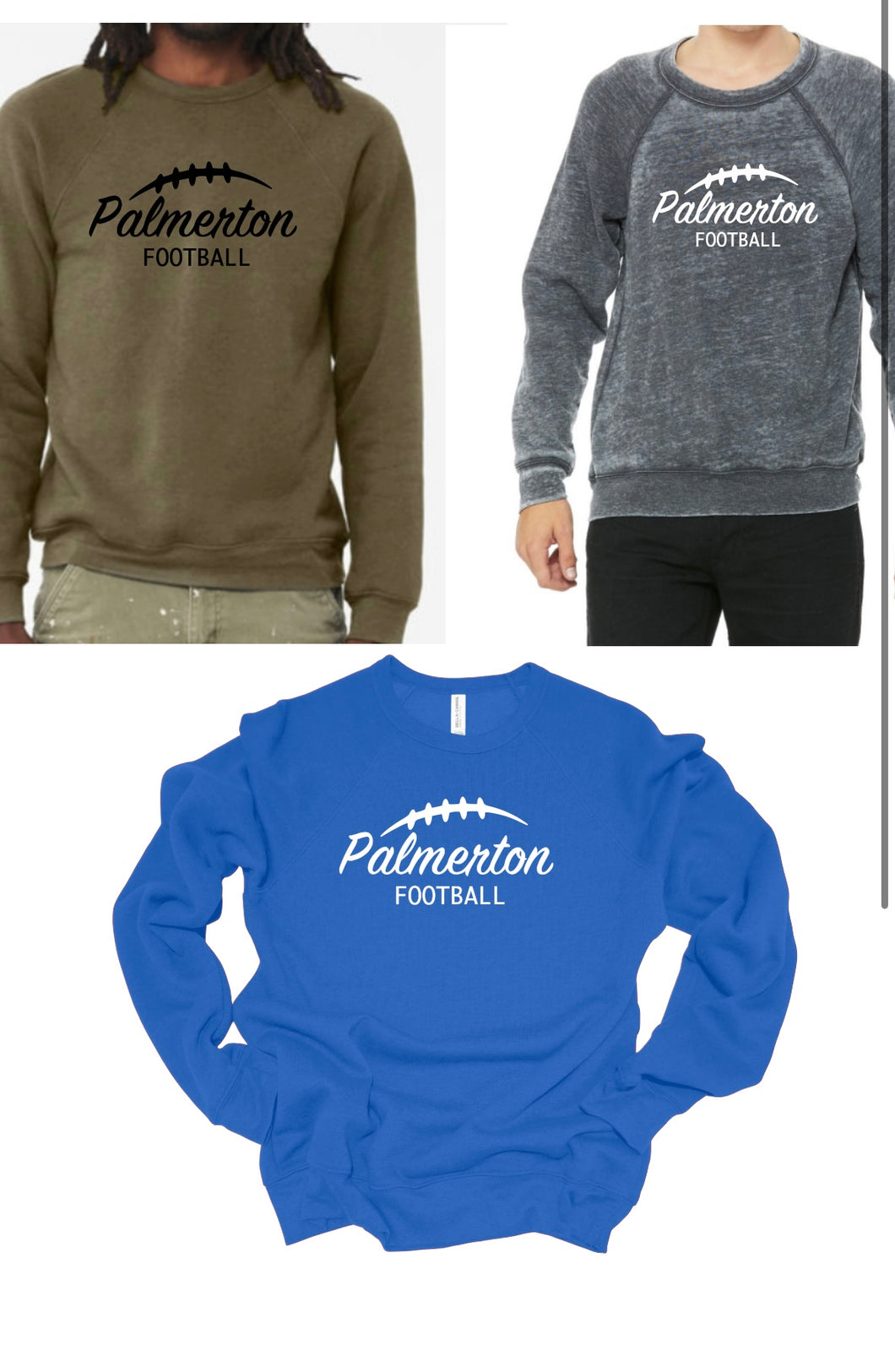 Bella Canvas Crewneck Football