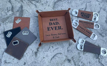 Load image into Gallery viewer, Leather Trinket Tray
