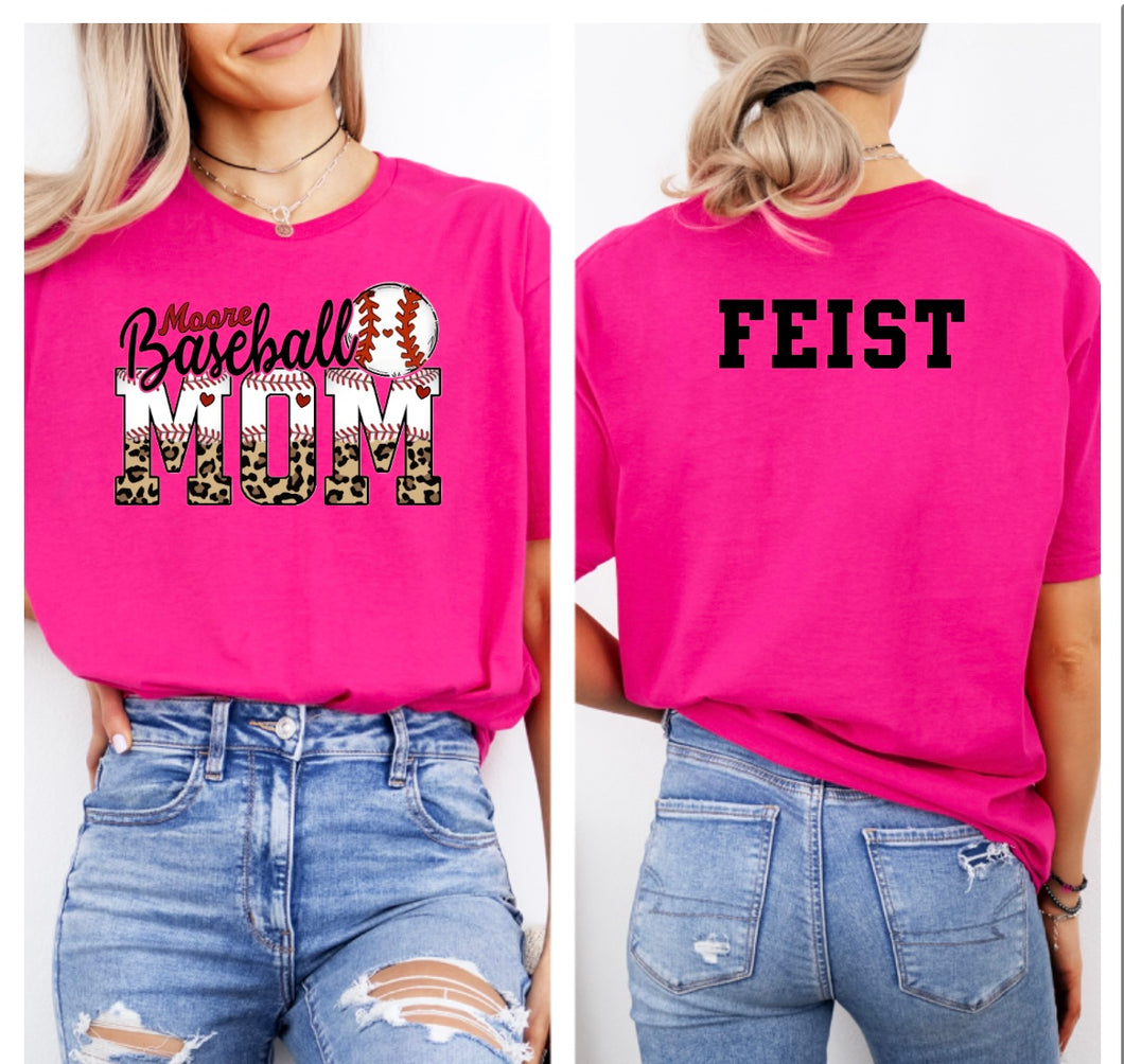Baseball Mom Pink