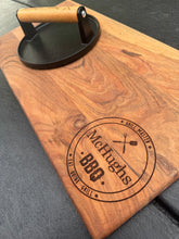Load image into Gallery viewer, BBQ Burger Press and Board set
