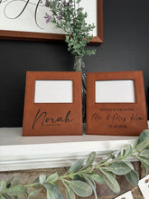 Load image into Gallery viewer, Engraved Leather Frames
