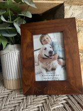 Load image into Gallery viewer, Engraved Acacia Frame
