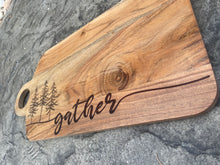 Load image into Gallery viewer, Gather with Pine Trees Board
