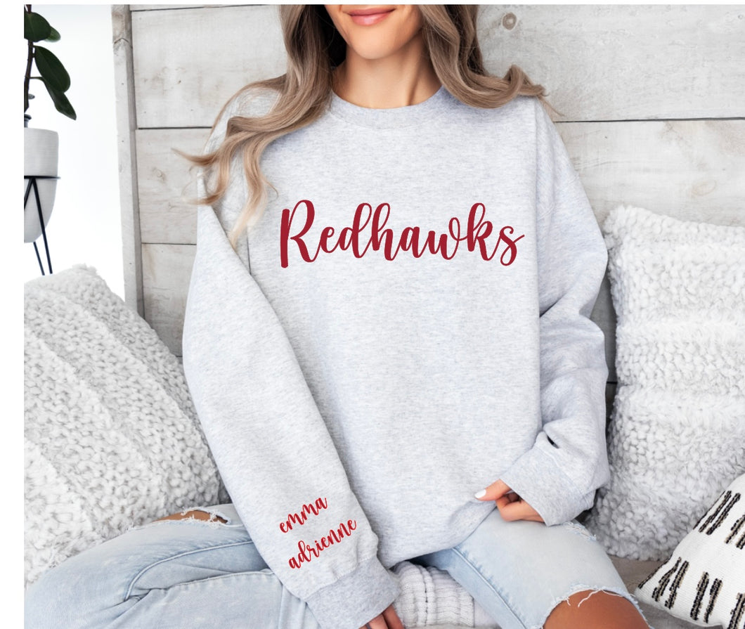 Adult Redhawks Crewneck
