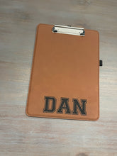 Load image into Gallery viewer, Leather Engraved Clipboard

