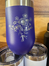 Load image into Gallery viewer, Engraved Purple Wine Tumbler
