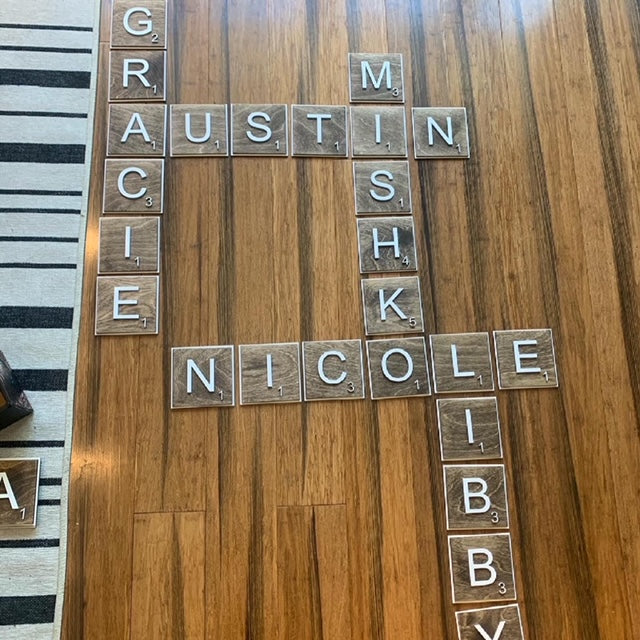 3D Scrabble Tiles
