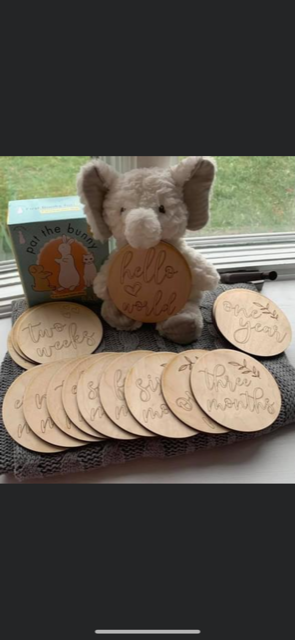 Monthly Milestone Round Set