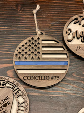 Load image into Gallery viewer, First Responder Line Ornament
