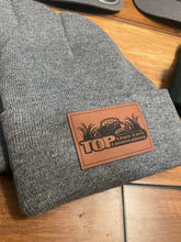Load image into Gallery viewer, Leather Engraved Logo Beanies
