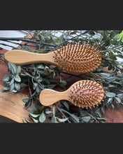 Load image into Gallery viewer, Engraved Bamboo Brush
