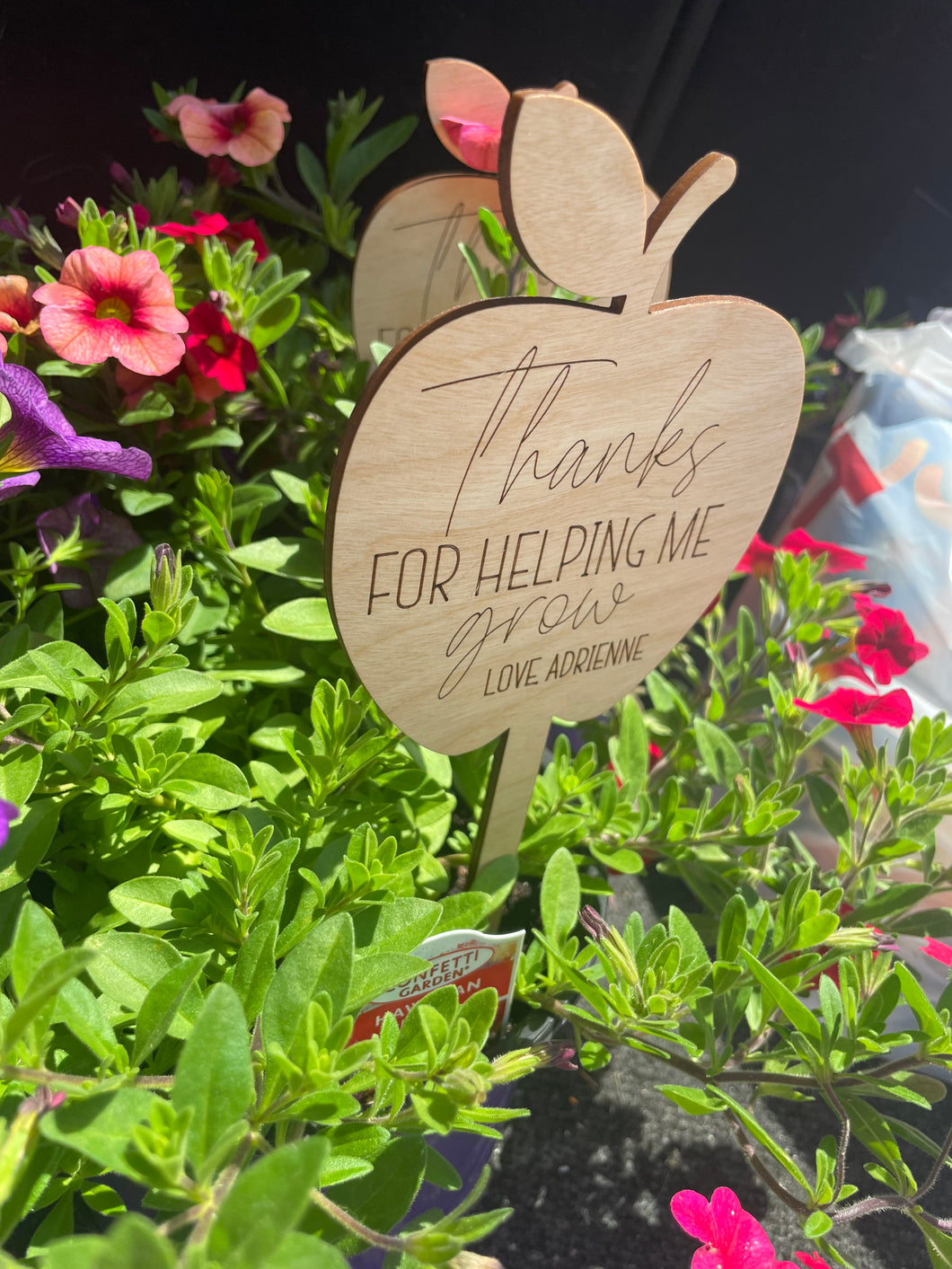 Teacher Flower Stakes
