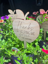 Load image into Gallery viewer, Teacher Flower Stakes
