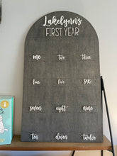 Load image into Gallery viewer, Baby’s First Year Photo Board
