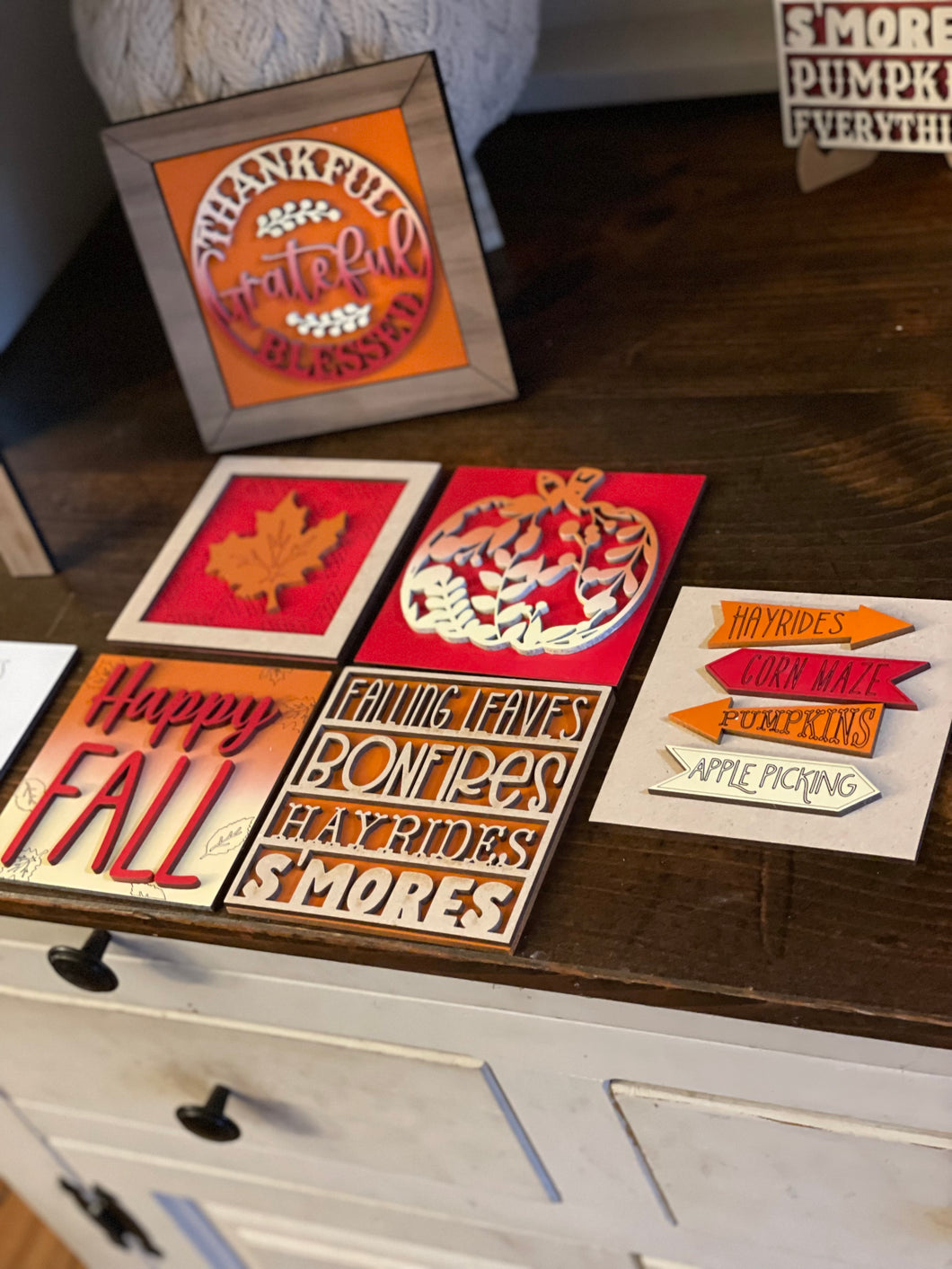 Fall Interchangeable Ladder TILES