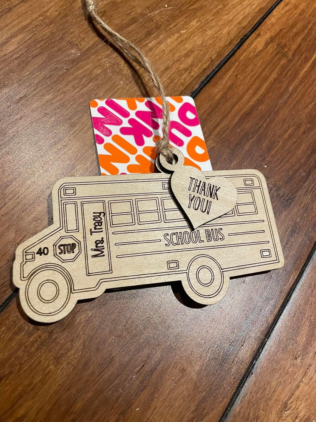 Bus Driver Gift Card Holder