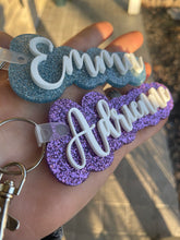 Load image into Gallery viewer, Acrylic Name Keychains
