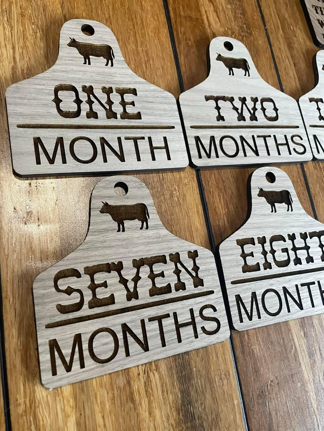 Cow Tag Milestone Set